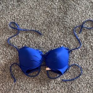 Victoria Secret, blue bathing suit top